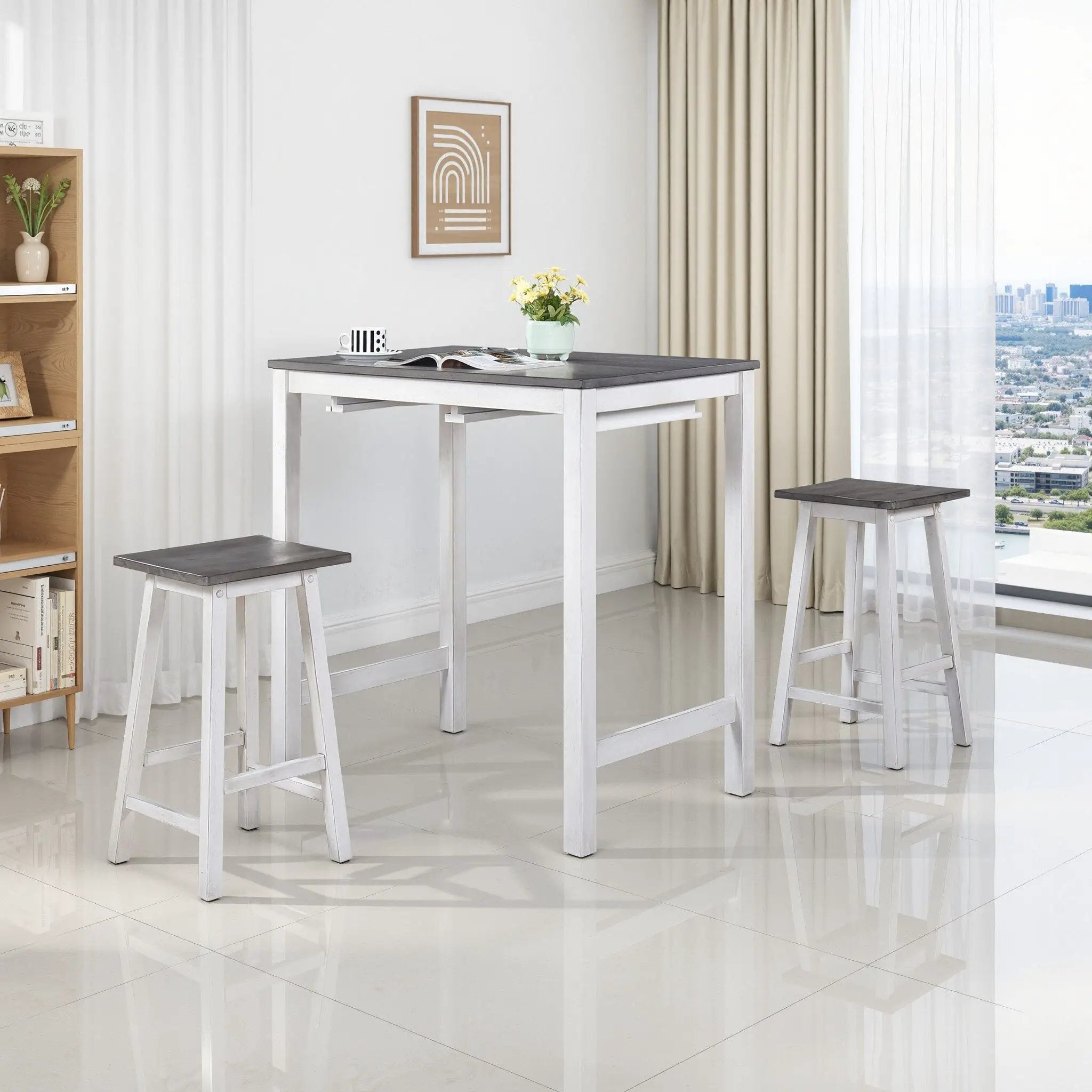 3 Pieces Counter Height Set by Unique Piece Furniture