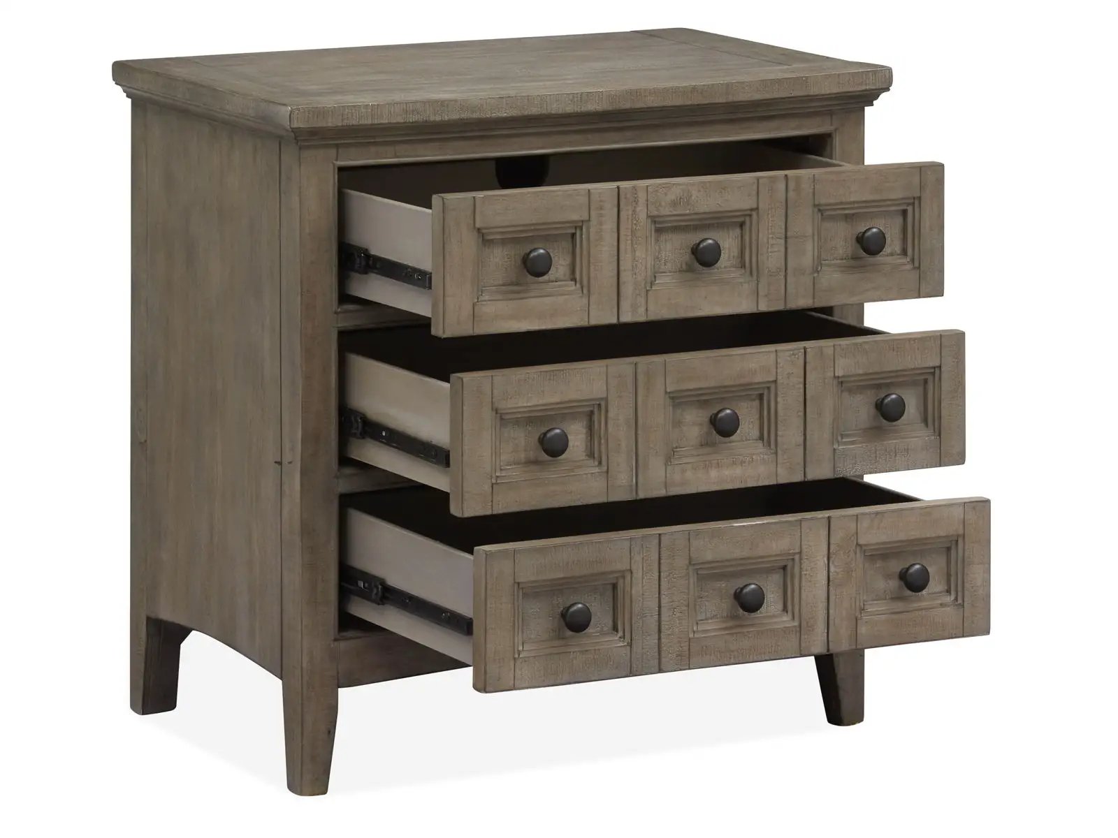 Paxton Place - Wood Drawer Nightstand - Dove Tail Gray by Unique Piece Furniture