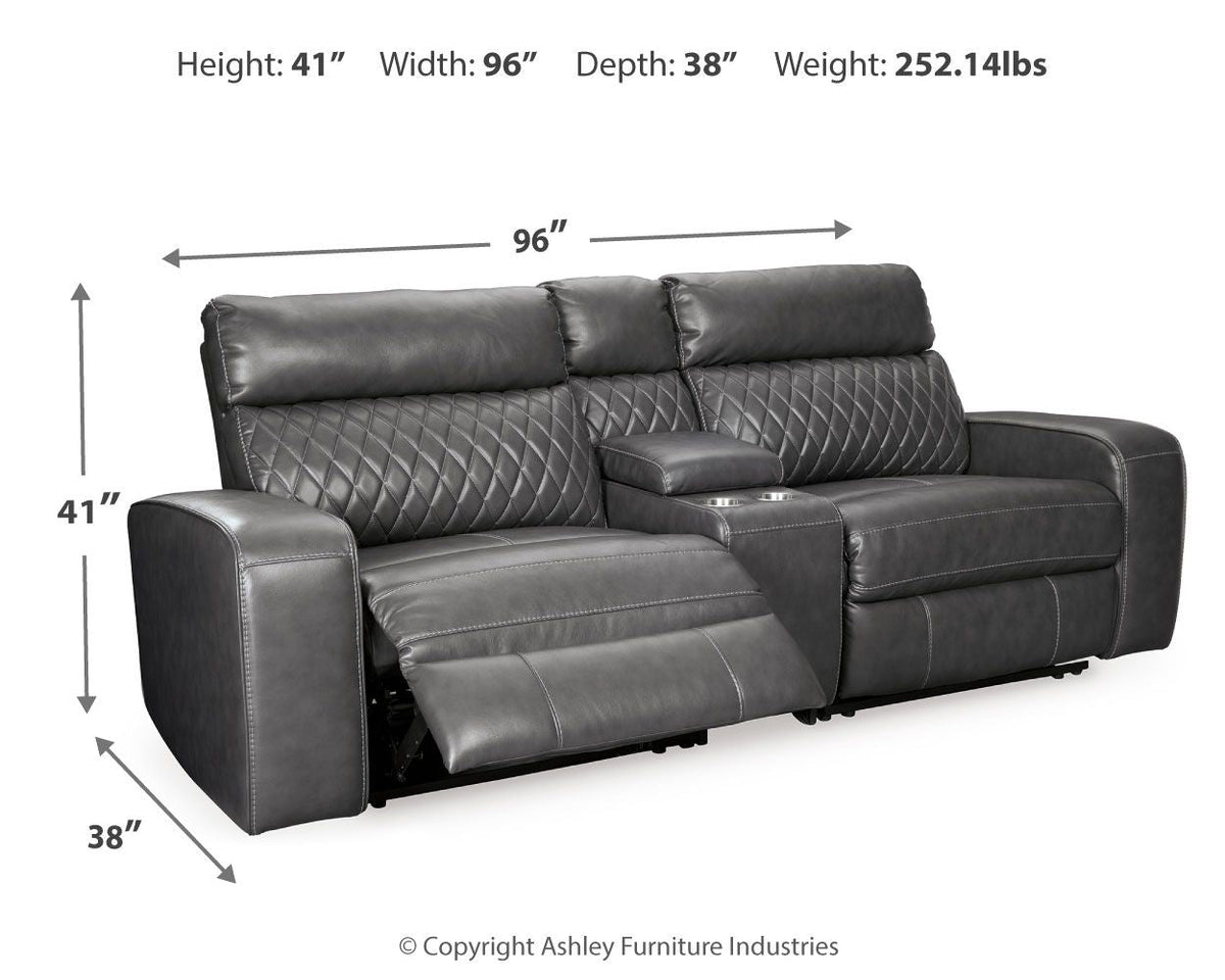 Samperstone - Power Reclining Sectional, photo 14 of 28