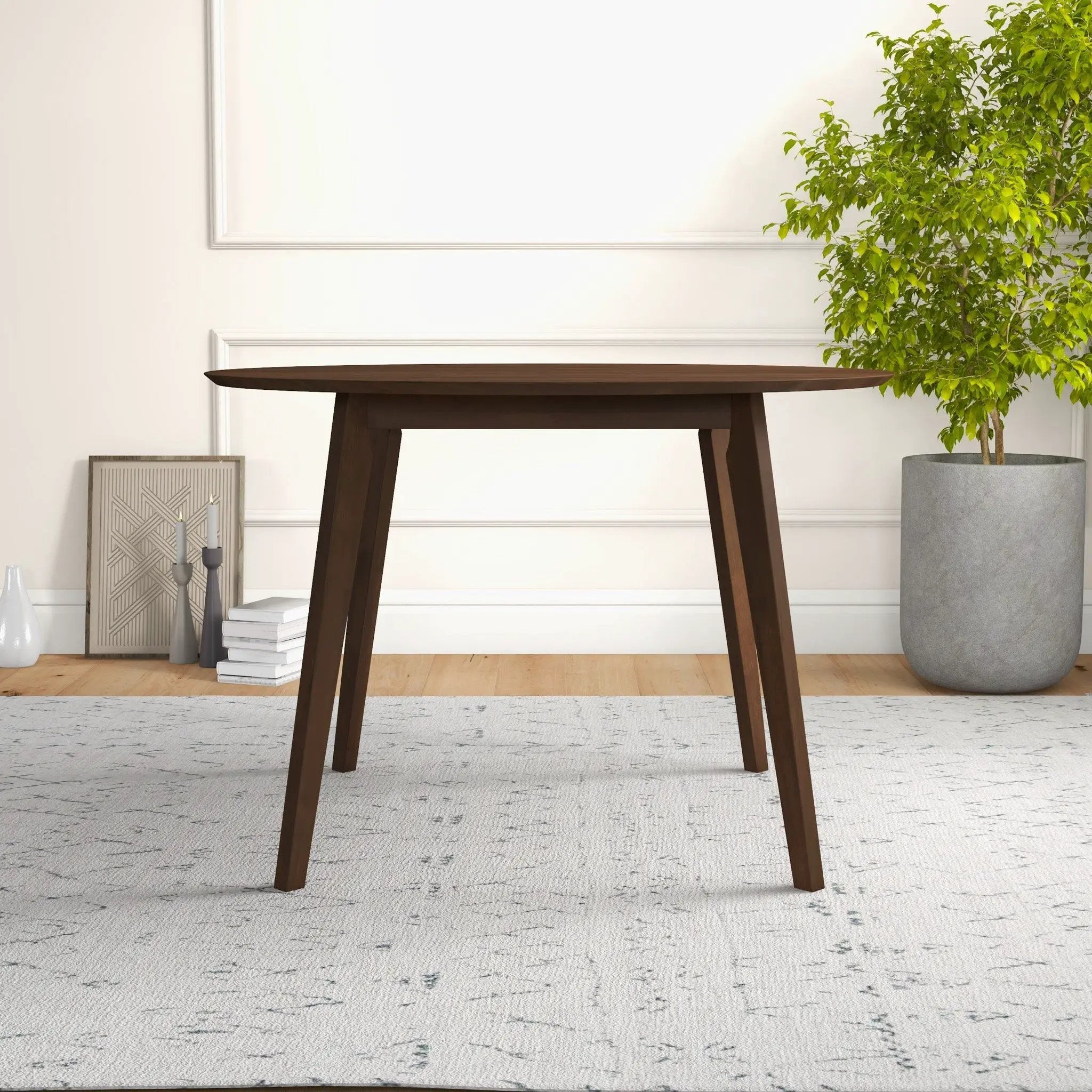 Lara - Dining Table (Walnut) - Brown by Unique Piece Furniture