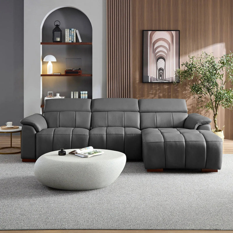 Wall-Hugger Reclining Sofa Modern Electric Control by HouseOfZazla