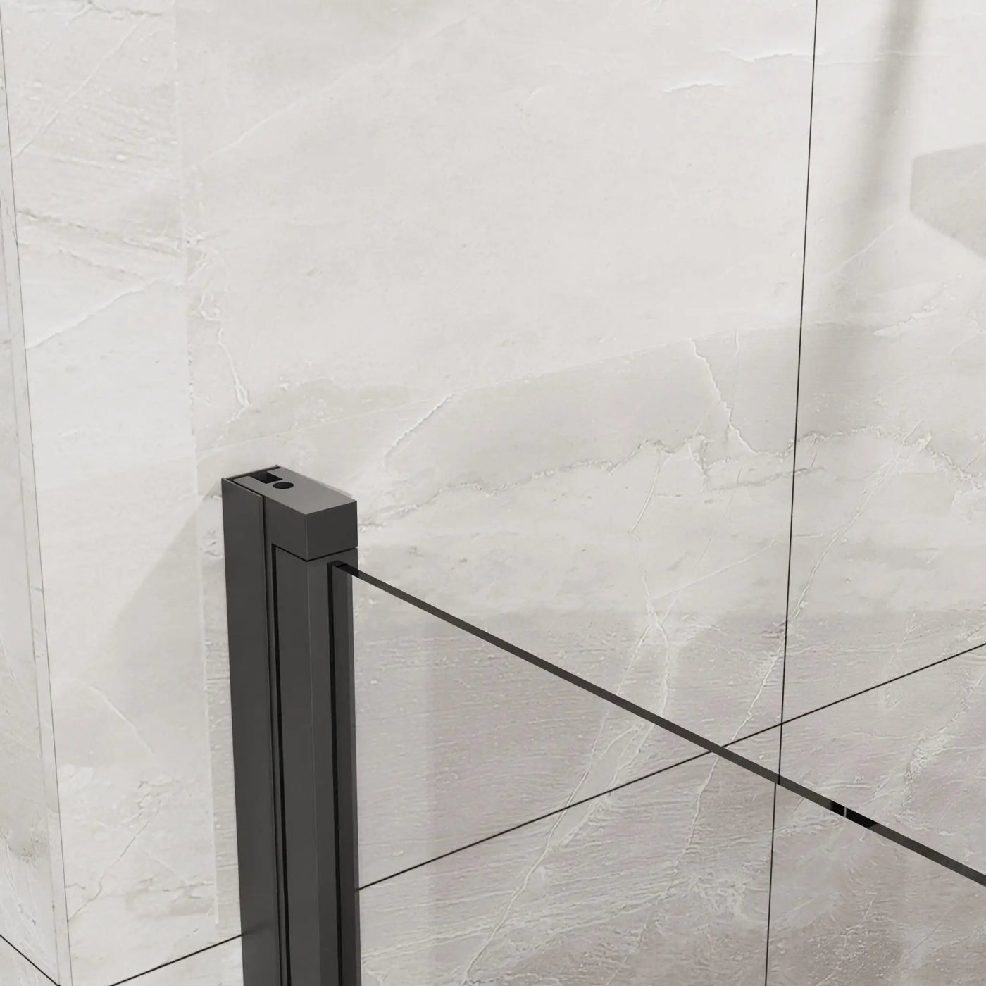 Pivot Shower Door, Tempered Glass, Semi Frameless by HouseOfZazla