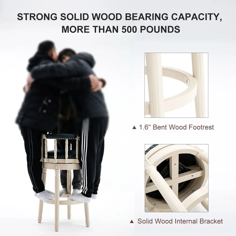 Wooden Bar Stool by Unique Piece Furniture