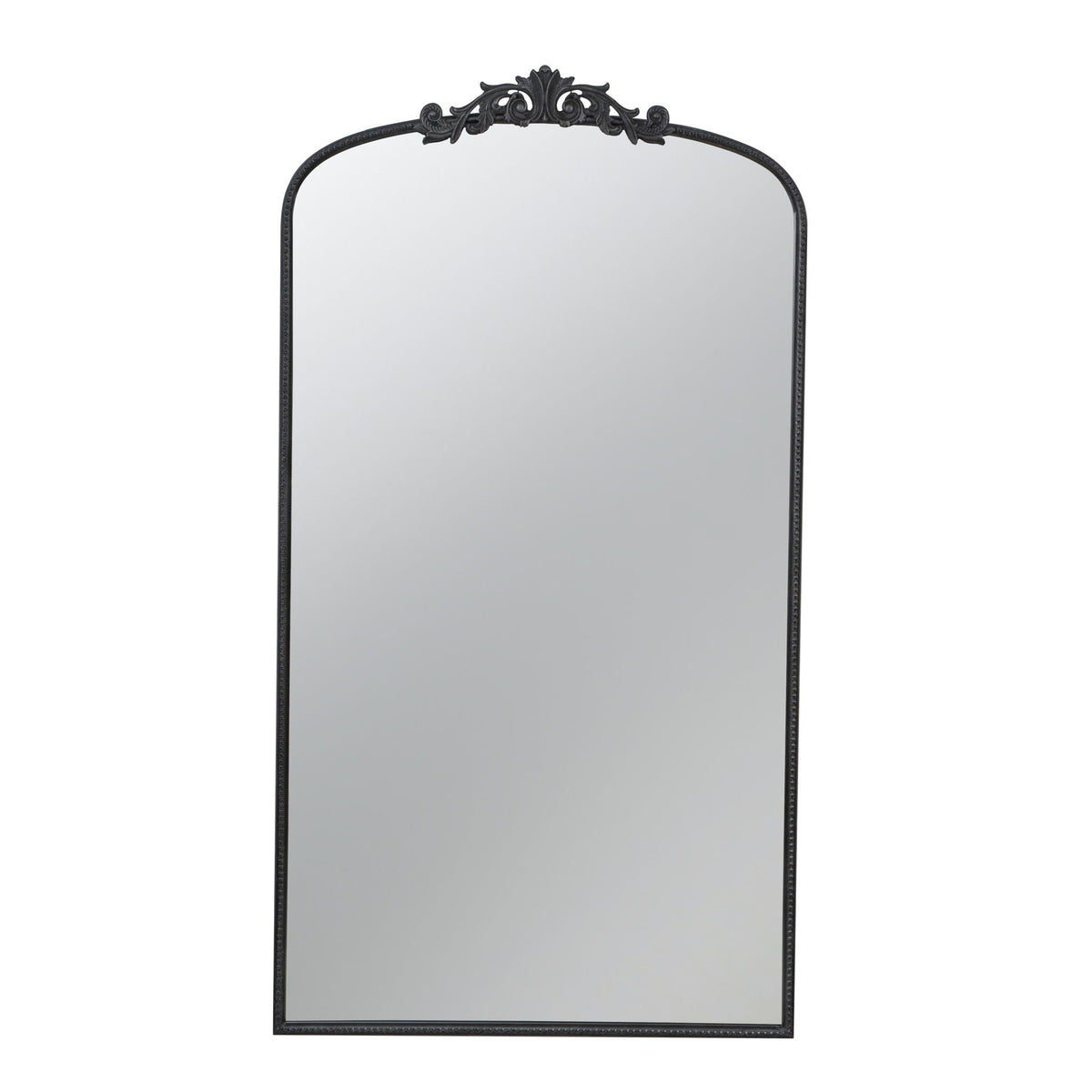Baroque Inspired Arch Wall Mirror with Ornate Design - Gold or Black, photo 27 of 40