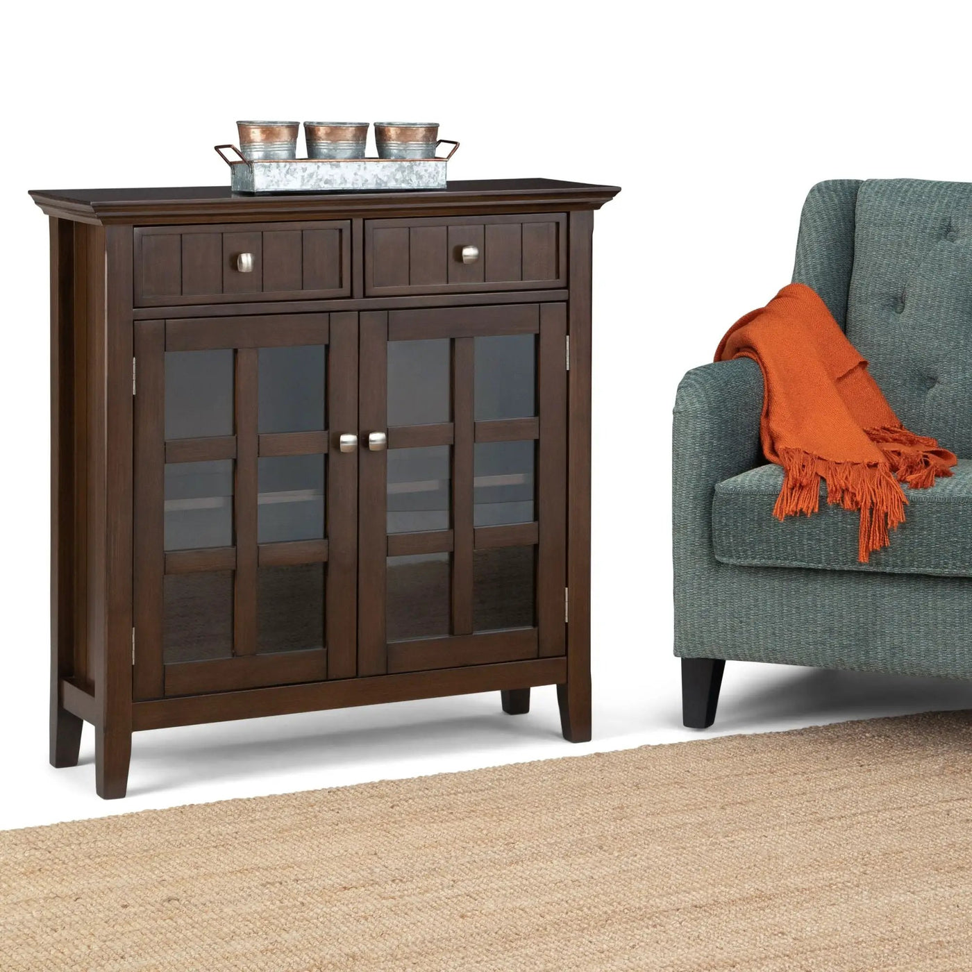 Acadian - Handcrafted Entryway Storage Cabinet by HouseOfZazla