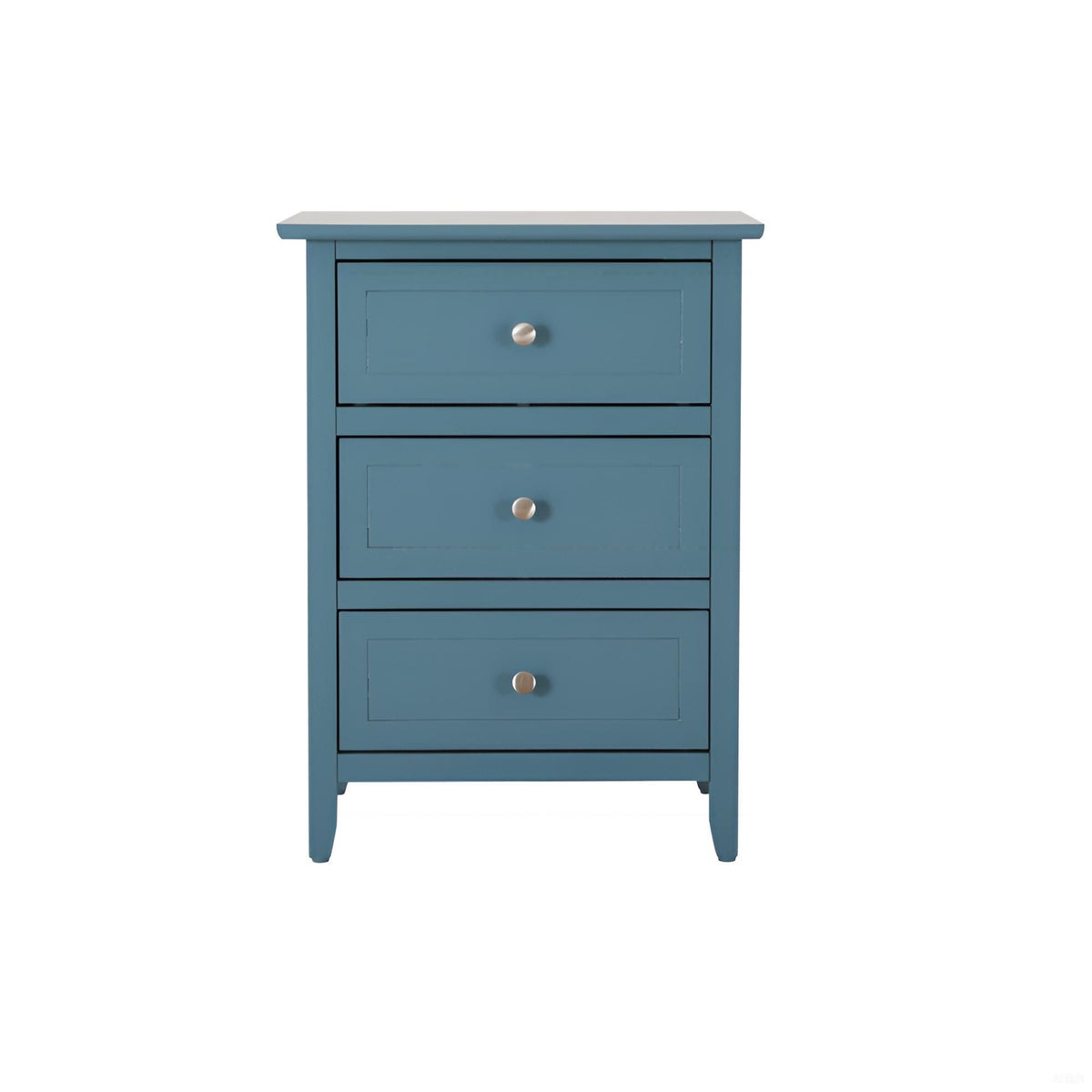 3 Drawer Nightstand with Real Wood Veneers - Multiple Colors, photo 3 of 32
