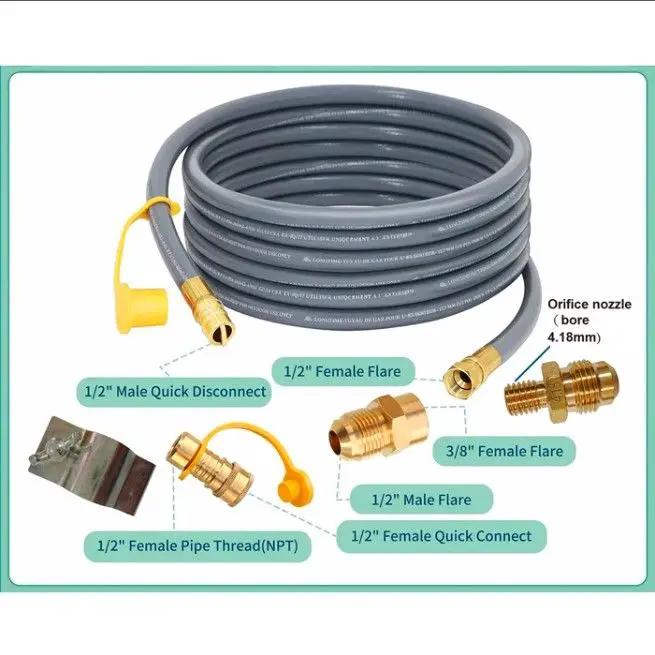 Fire Pit Gas Conversion Kit - Gray by Unique Piece Furniture
