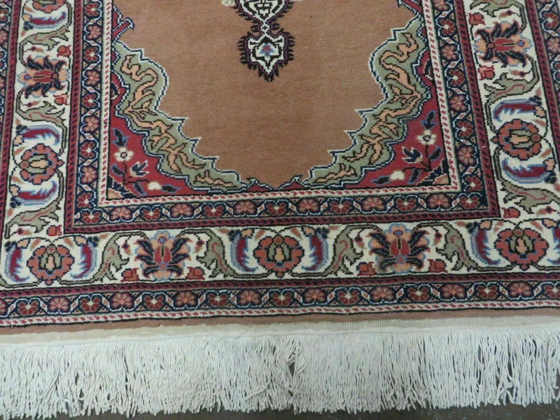 3' X 4' Vintage Handmade Turkish Kayseri Wool Cotton Rug Carpet Camel Hair Nice by Jewel Rugs