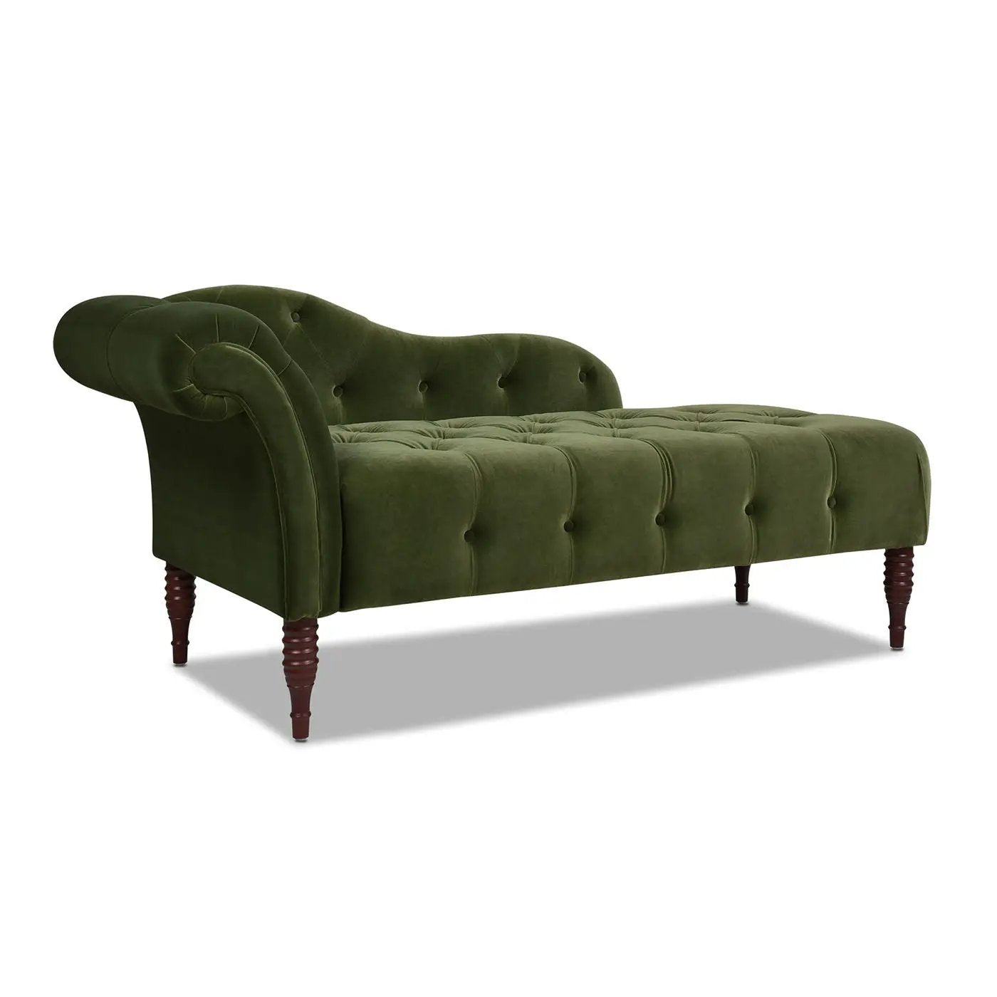 Samuel - Tufted Roll Arm Chaise Lounge by HouseOfZazla