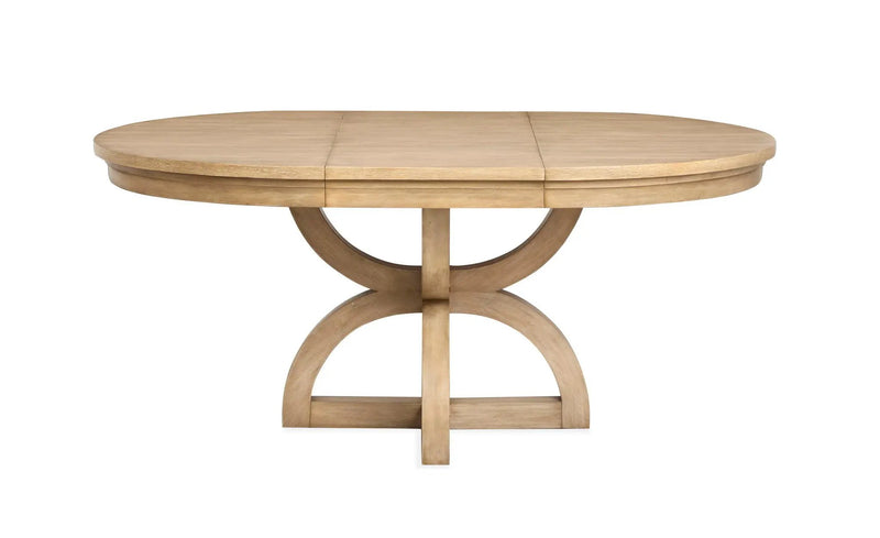 Coventry - Extendable 48" Round Dining Table - Honey Wheat, photo 6 of 7