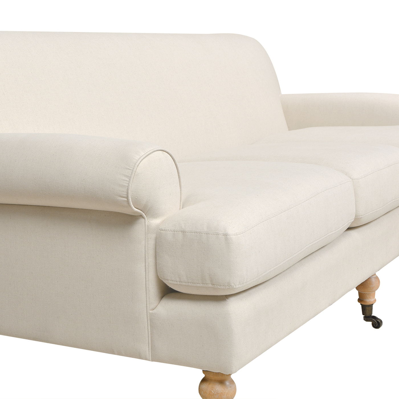 Alana - L-Shape Reversible Sectional Sofa - Light Beige by HouseOfZazla