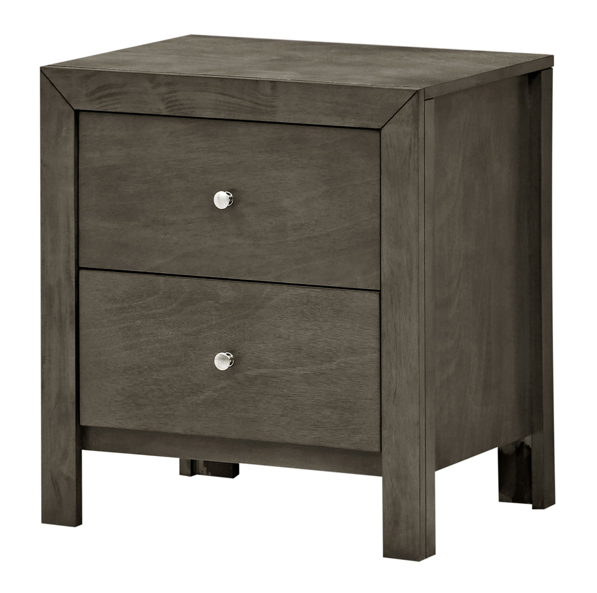 Charming Nightstand With Drawers - Wood Nightstand with Storage - Dark Gray, Dark Red, Black, White, photo 13 of 24