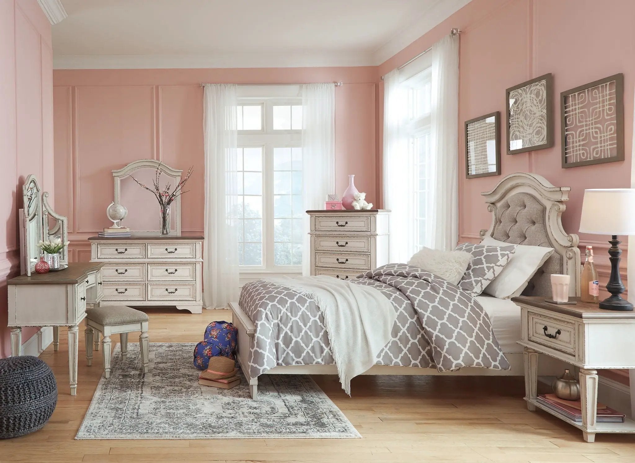 Realyn - Chest - Chipped White by Unique Piece Furniture