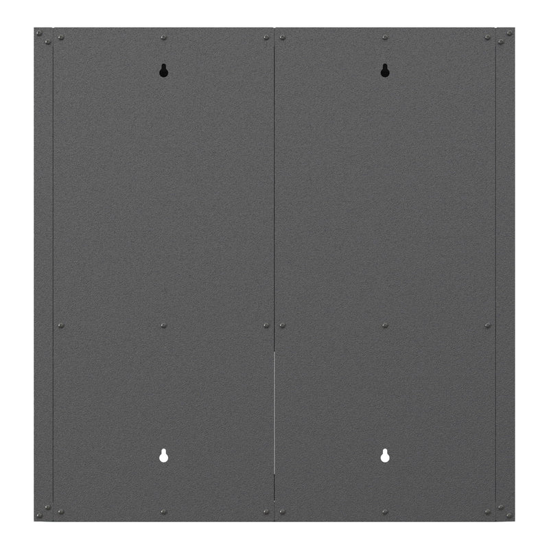 Metal Wall Mounted Tool Storage Cabinet With Locking Door, 1 Shelf & 1 Drawer by HouseOfZazla