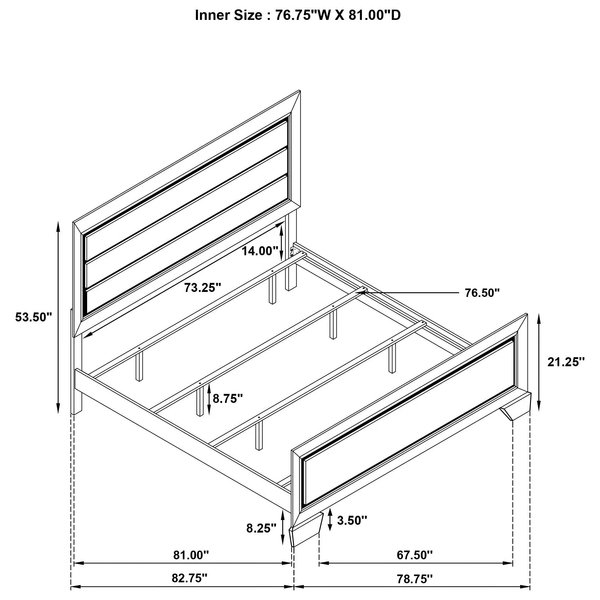 Oatfield - Panel Bed