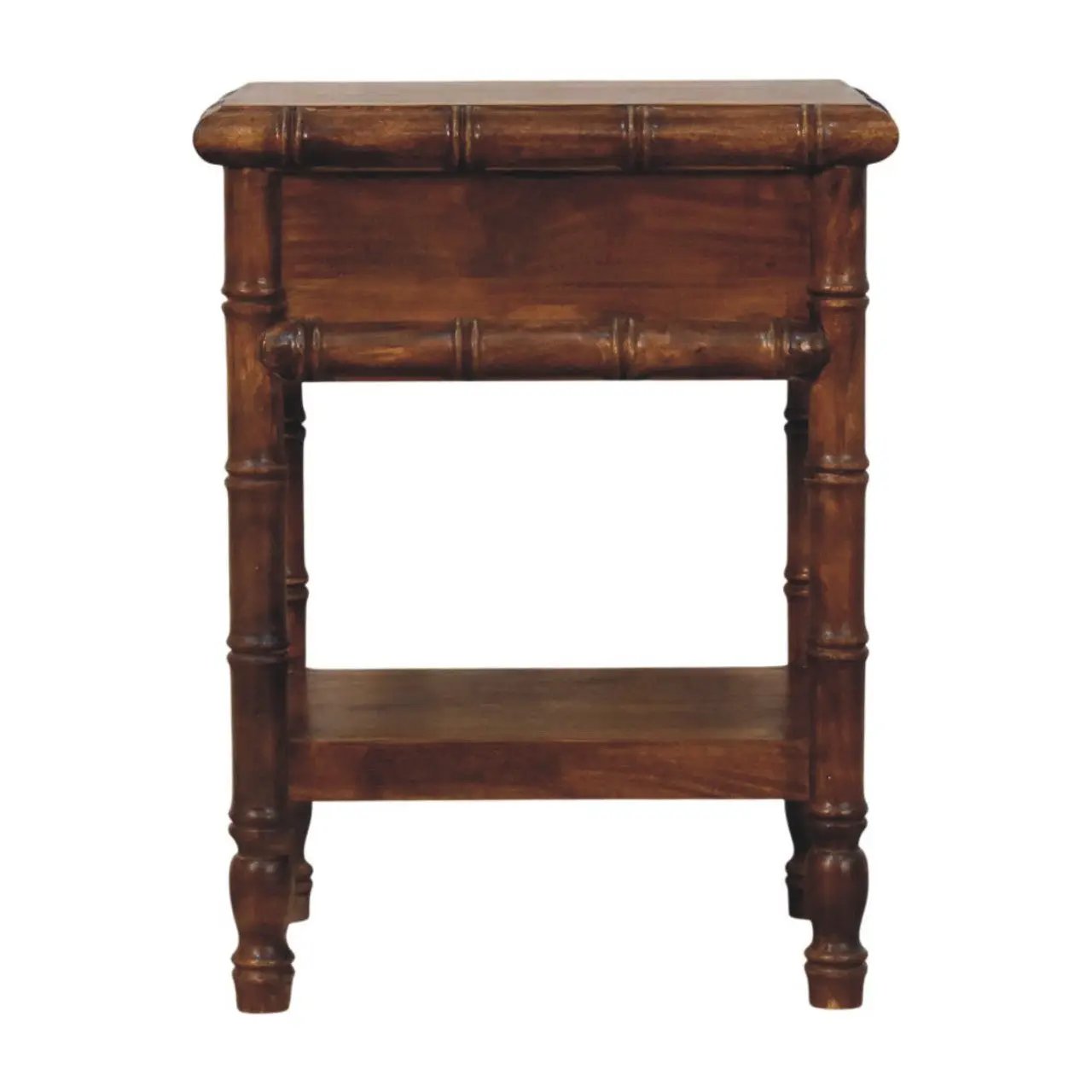 Solid Wood Bamboo Heritage Bedside Table by HouseOfZazla
