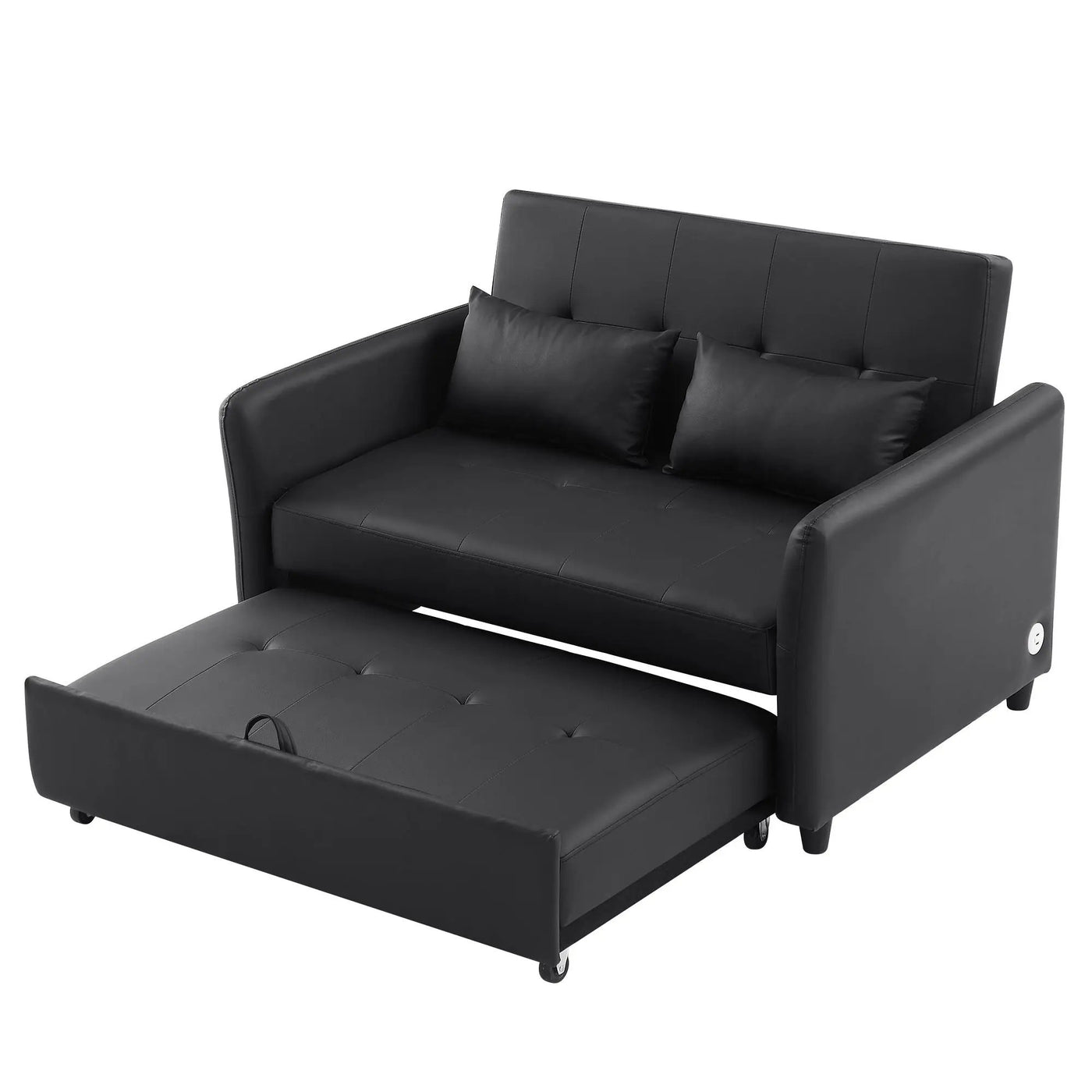 Convertible Sleeper Sofa Bed With 3 USB Ports by HouseOfZazla