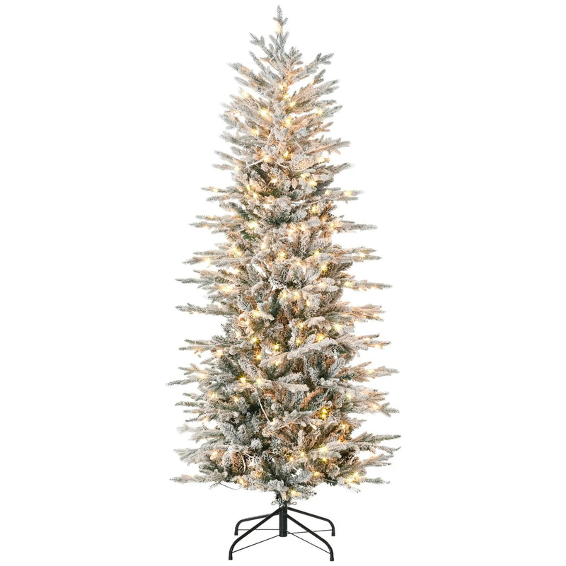 HOMCOM 6ft Tall Prelit Artificial Christmas Tree by HouseOfZazla