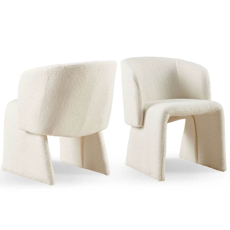 Modern Accent Chair Brown Single Sofa Chair, Upholstered Side Chair Teddy Comfy Chair For Dining Room / Bedroom / Living Room / Reception by HouseOfZazla