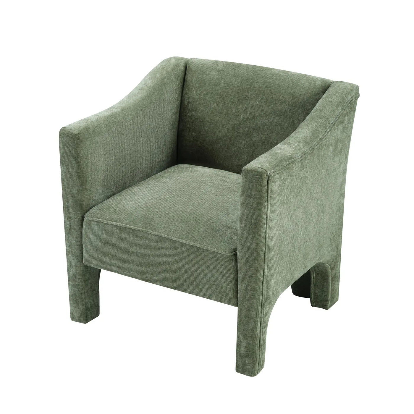 Barrel Accent Chair With Enclosed Arms by Unique Piece Furniture