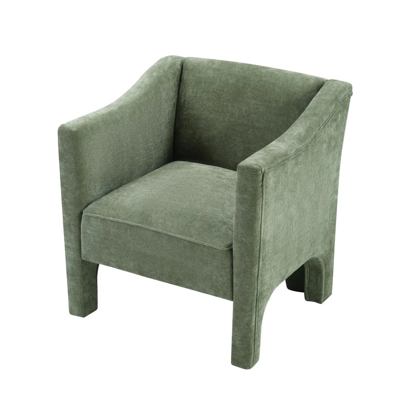 Barrel Accent Chair With Enclosed Arms by Unique Piece Furniture