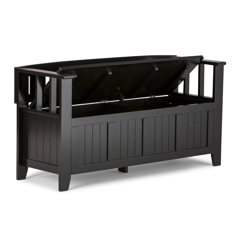 Acadian - Entryway Storage Bench, Handcrafted by HouseOfZazla
