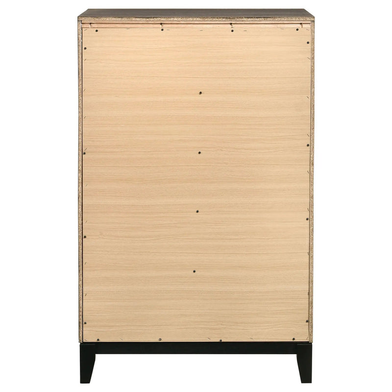 Watson 5-drawer Bedroom Chest Grey Oak by Unique Piece Furniture
