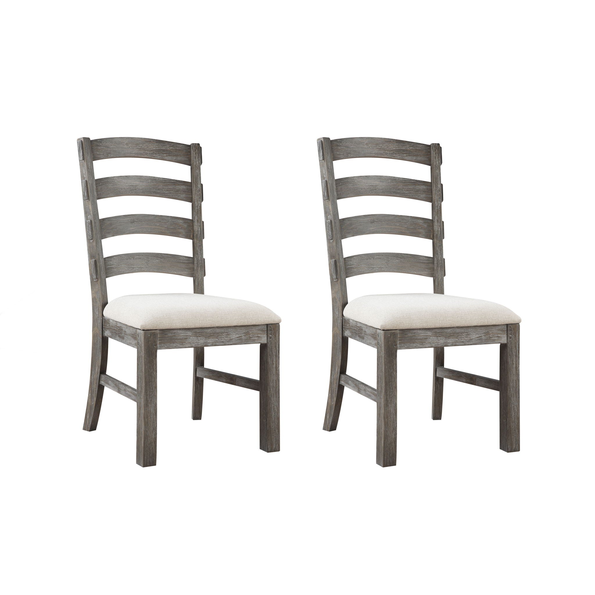 Upholstered Dining Chairs (Set of 2) - Brown - Wood by Unique Piece Furniture