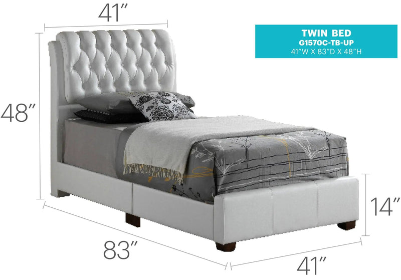 Tufted Upholstered Bed by HouseOfZazla