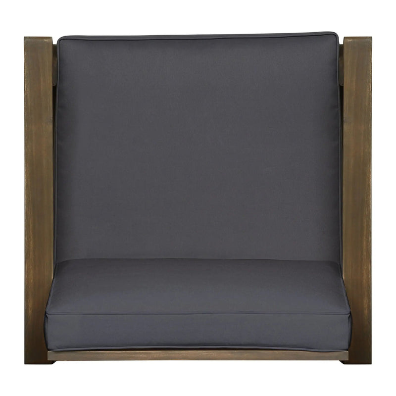 Perla Contemporary Club Chair with Water Resistant Cushion by HouseOfZazla