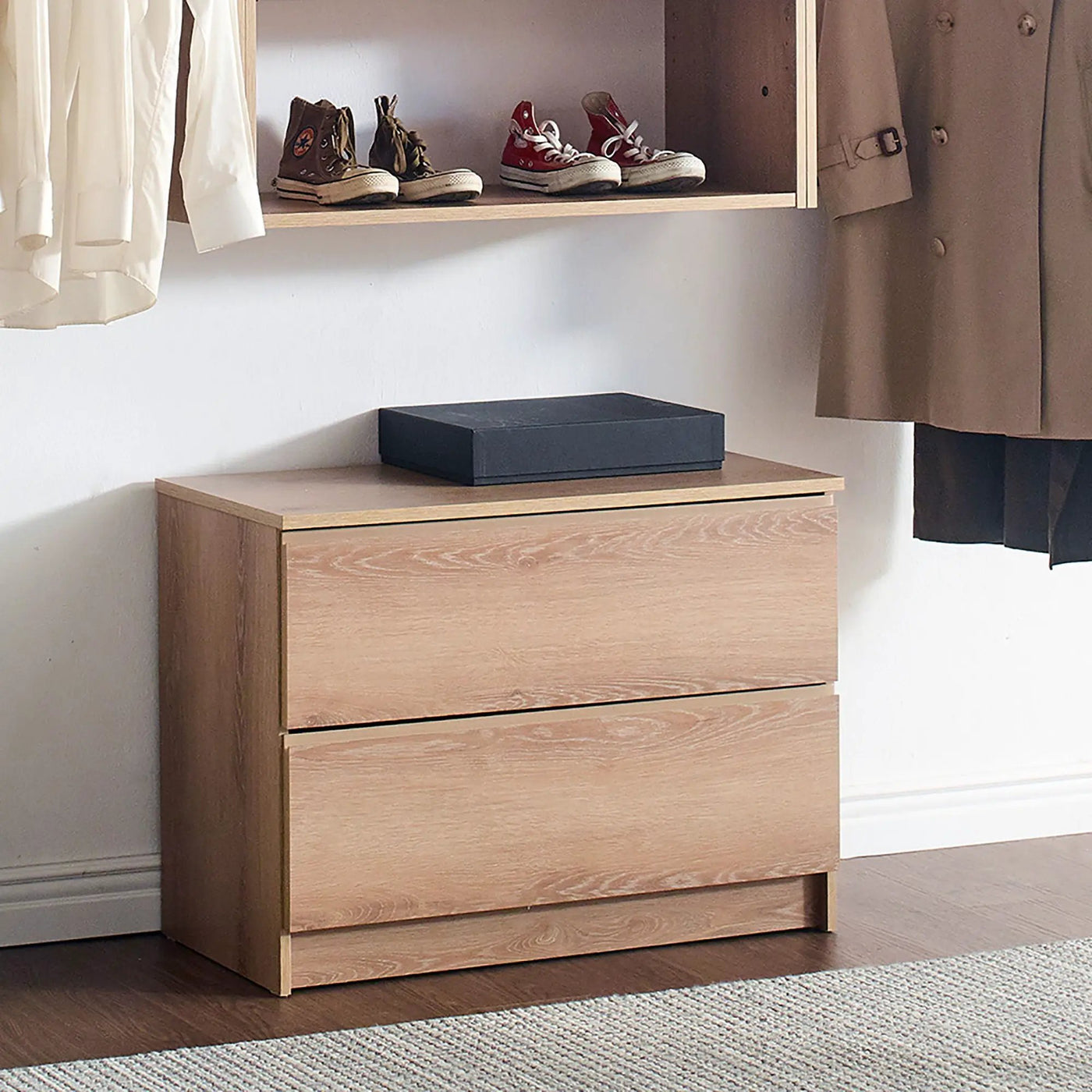 Devi - Wall Mounted Closet System With Modular Units by HouseOfZazla