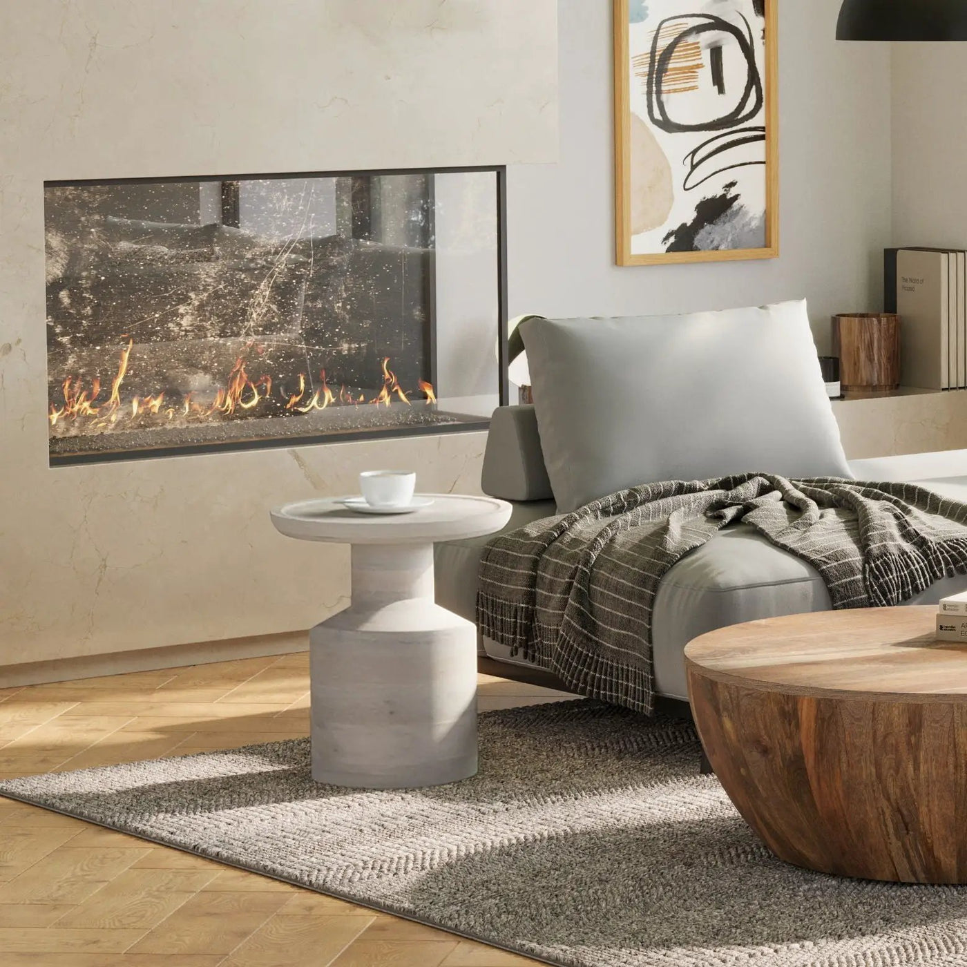 Haynes - Handcrafted Wooden Accent Table by HouseOfZazla