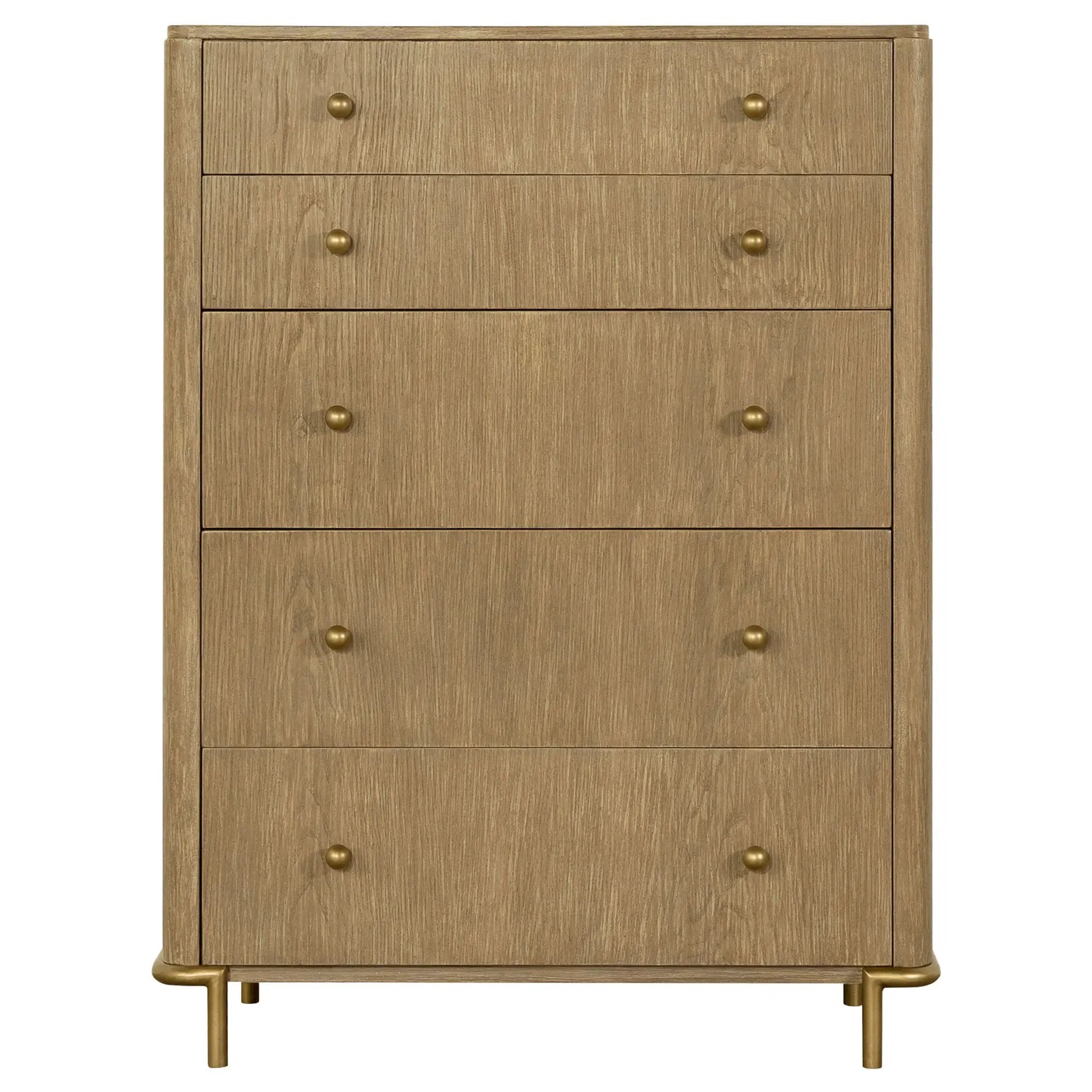 Arini 5-drawer Bedroom Chest Sand Wash by Unique Piece Furniture