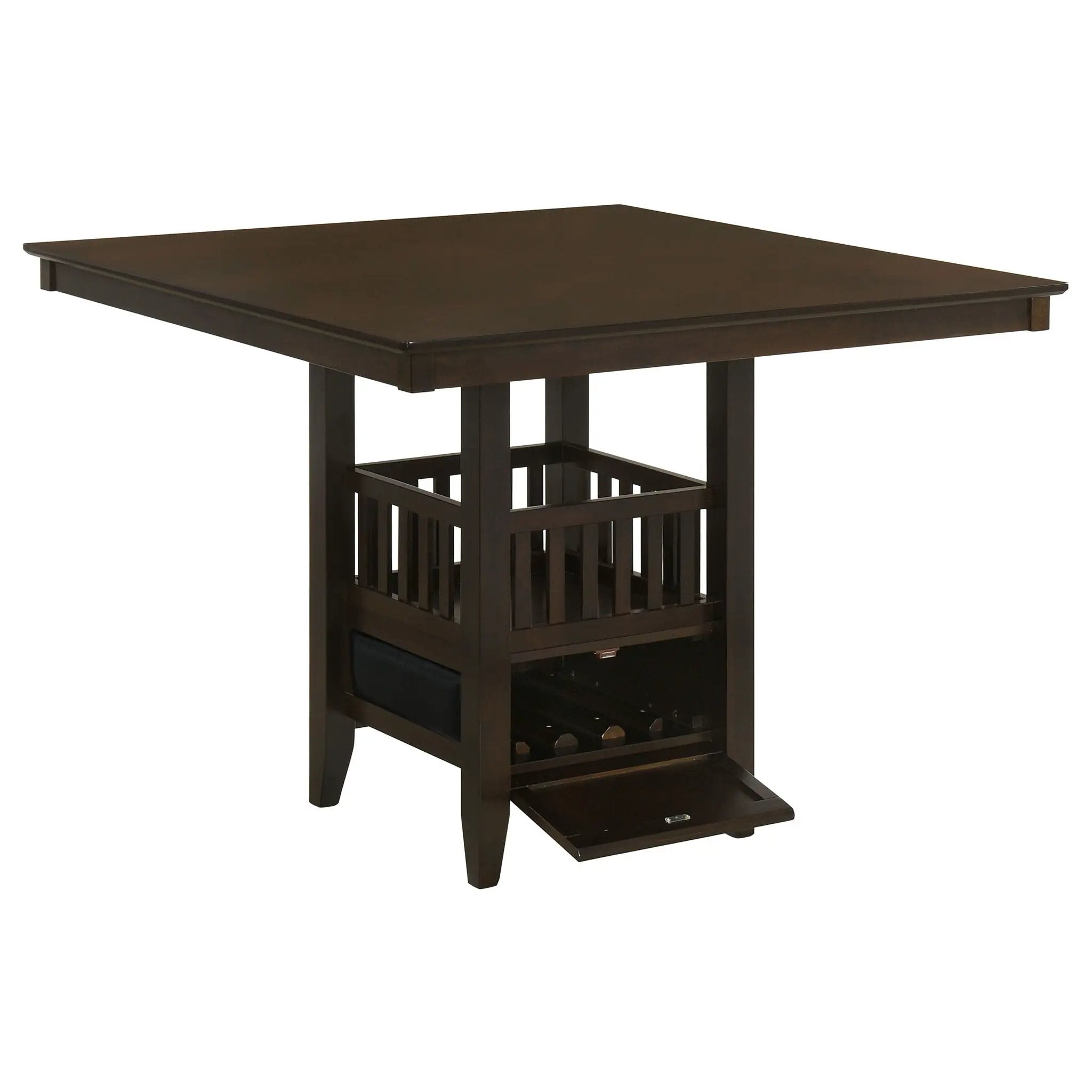 Jaden Square 47-inch Counter Height Dining Table Espresso by Unique Piece Furniture