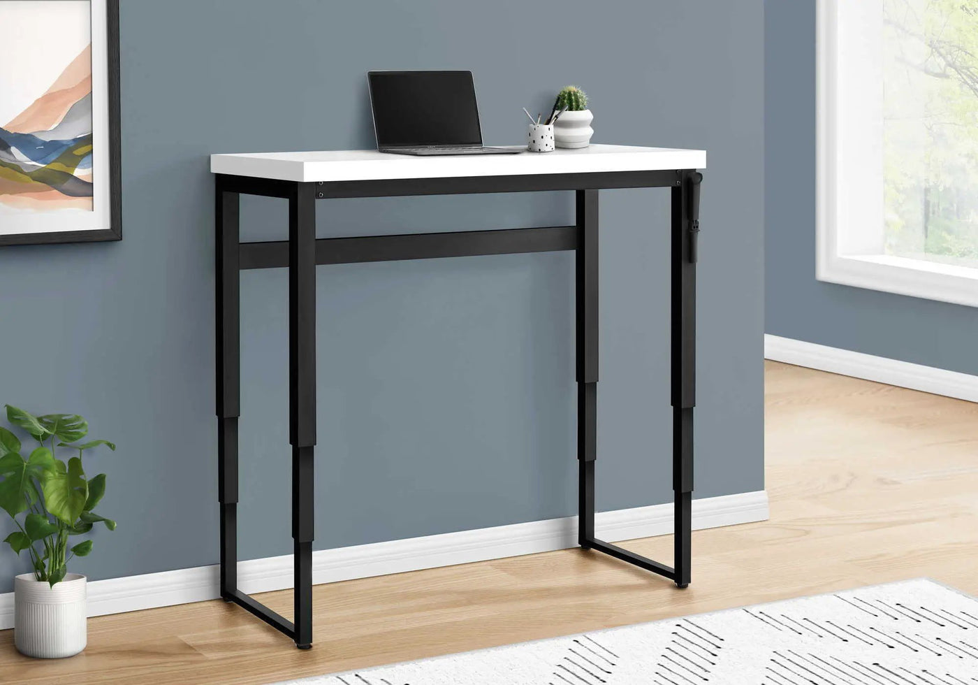 Computer Desk, Home Office, Standing, Adjustable, Laptop, Contemporary & Modern by Unique Piece Furniture