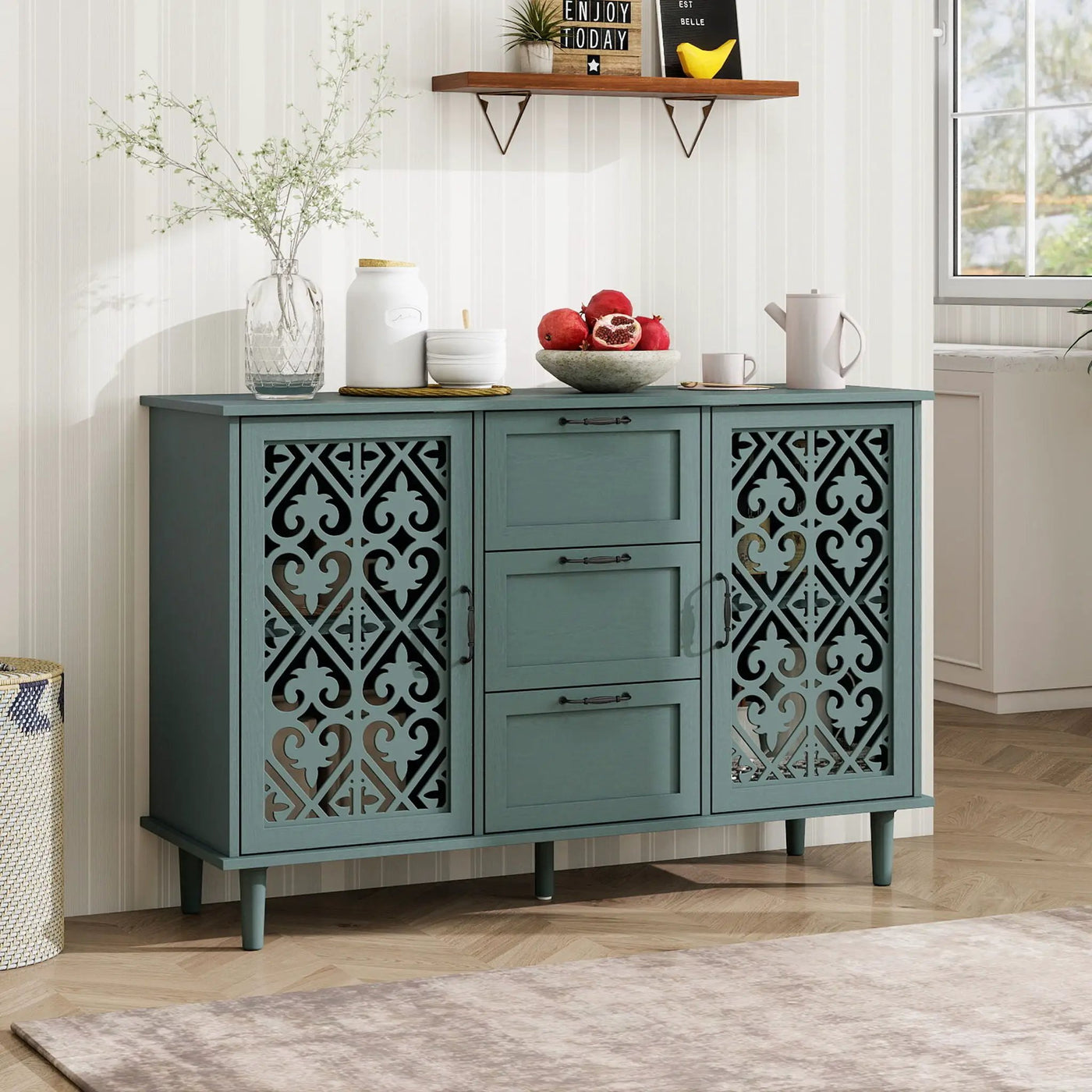 2 Door 3 Drawer Cabinet by HouseOfZazla