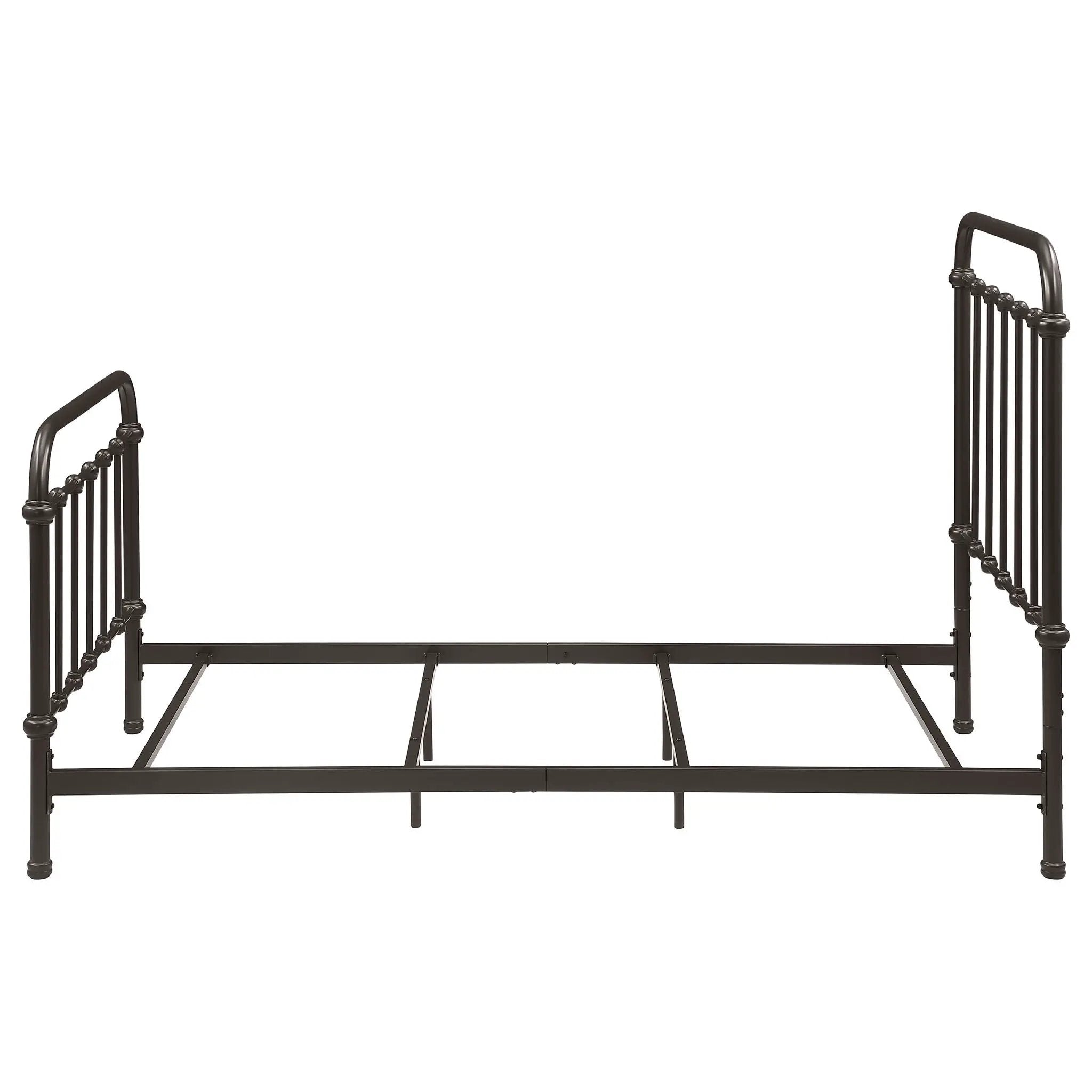 Livingston Metal Twin Open Frame Bed Dark Bronze by Unique Piece Furniture
