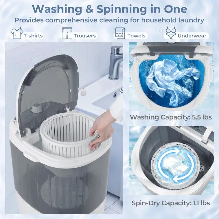 Semi-Automatic Mini Washer by DirectDeals