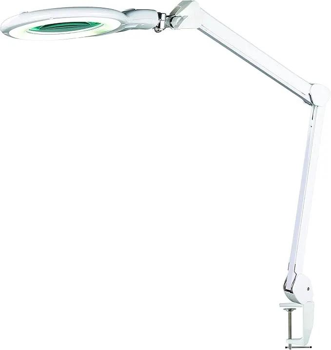 5X PRO XL Magnifying Desk Clamp Lamp – With Bright LED Light by Outdoor Solar Outlet