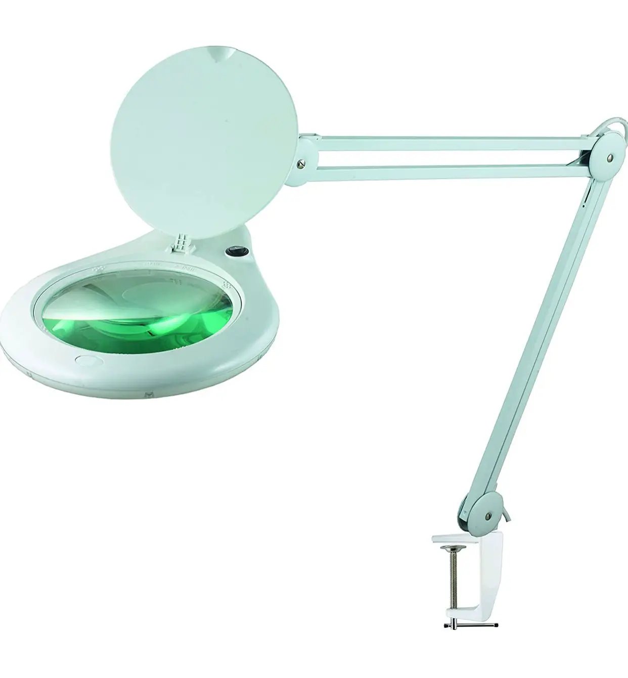 5X PRO XL Magnifying Desk Clamp Lamp – With Bright LED Light by Outdoor Solar Outlet