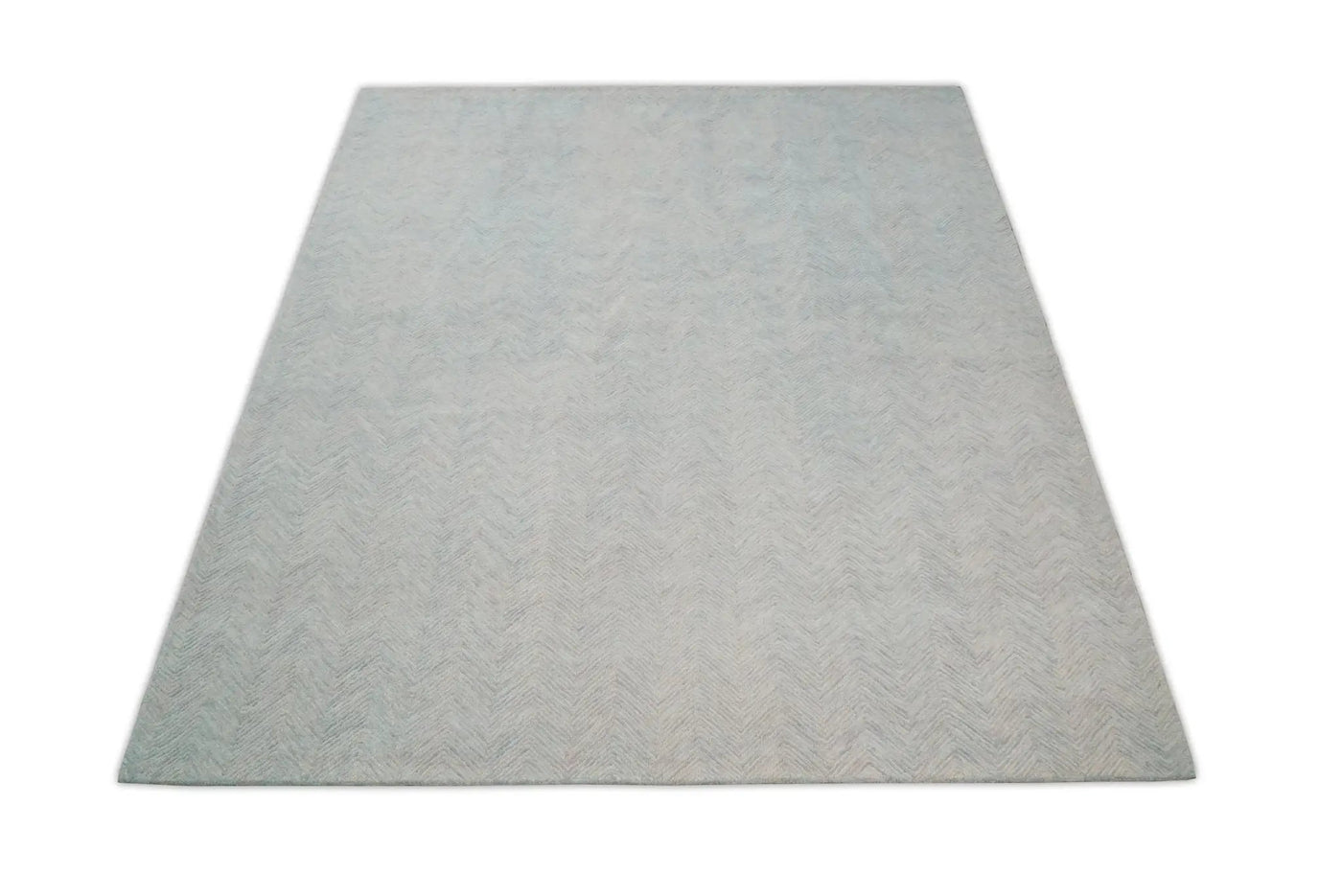 Gray Modern Style Hand Tufted Wool Area Rug by The Rug Decor