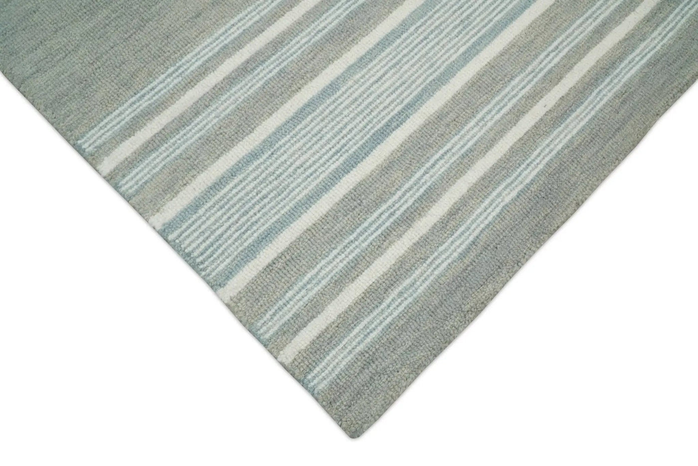 Gray Modern Style Hand Tufted Wool Area Rug by The Rug Decor