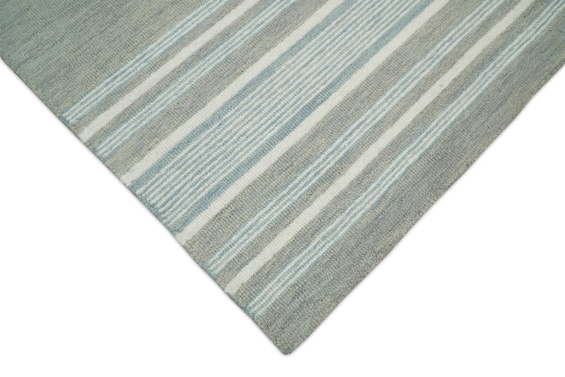 Gray Modern Style Hand Tufted Wool Area Rug by The Rug Decor