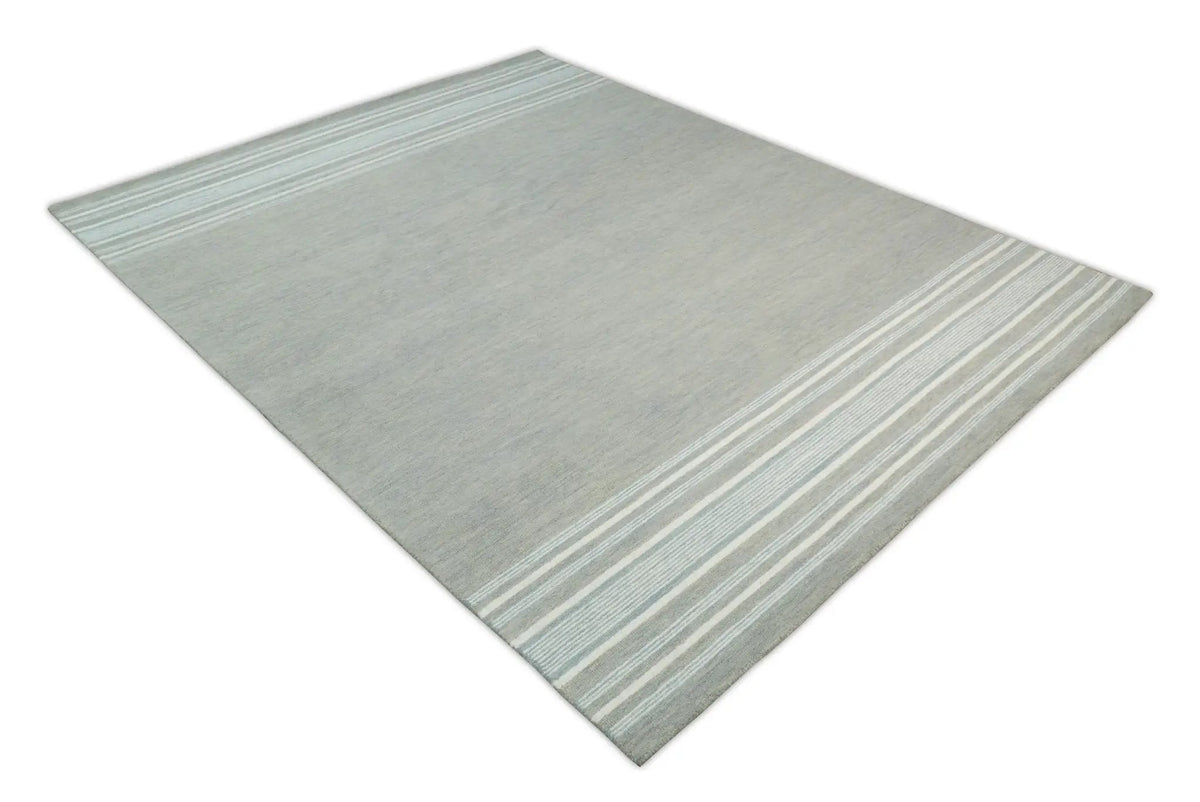 Gray Modern Style Hand Tufted Wool Area Rug by The Rug Decor
