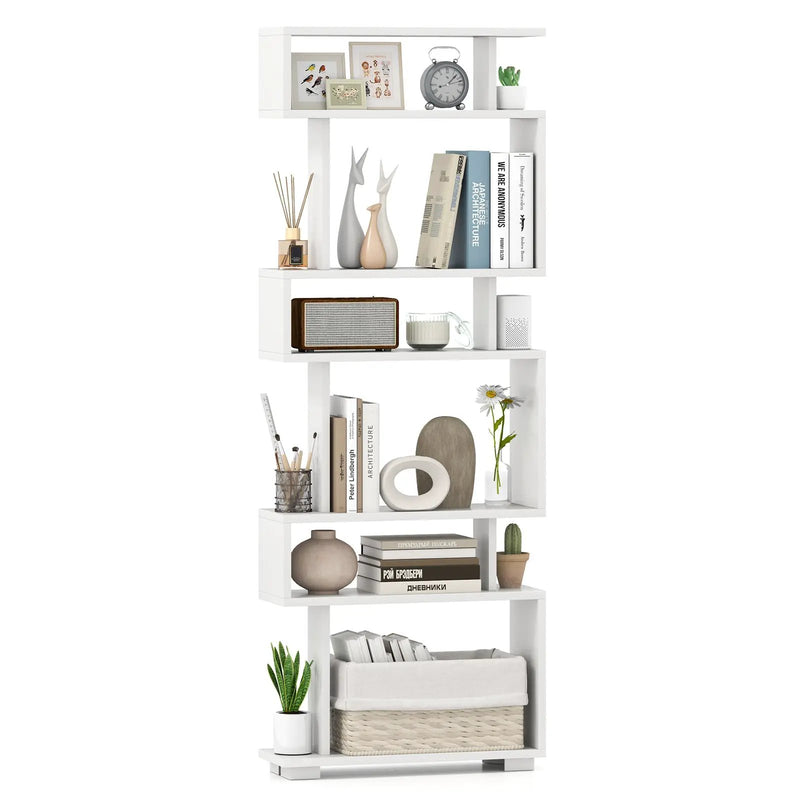 6-Tier Bookcase with Anti-Tipping Kit by DirectDeals