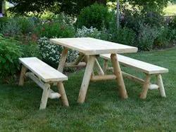 Solid Wood Farmhouse Dining Table by Cedar Creek Rustic Furniture
