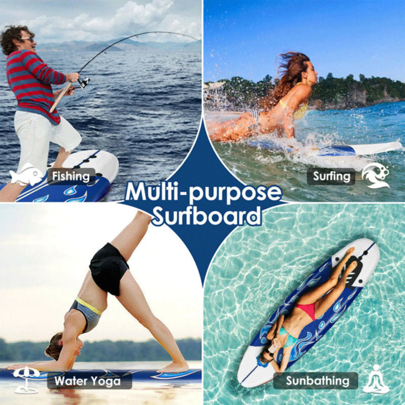 6FT Inflatable Blow Up Stand Up Paddle SUP Surfboard (SAK94461) by SAKSBY WHOLESALE