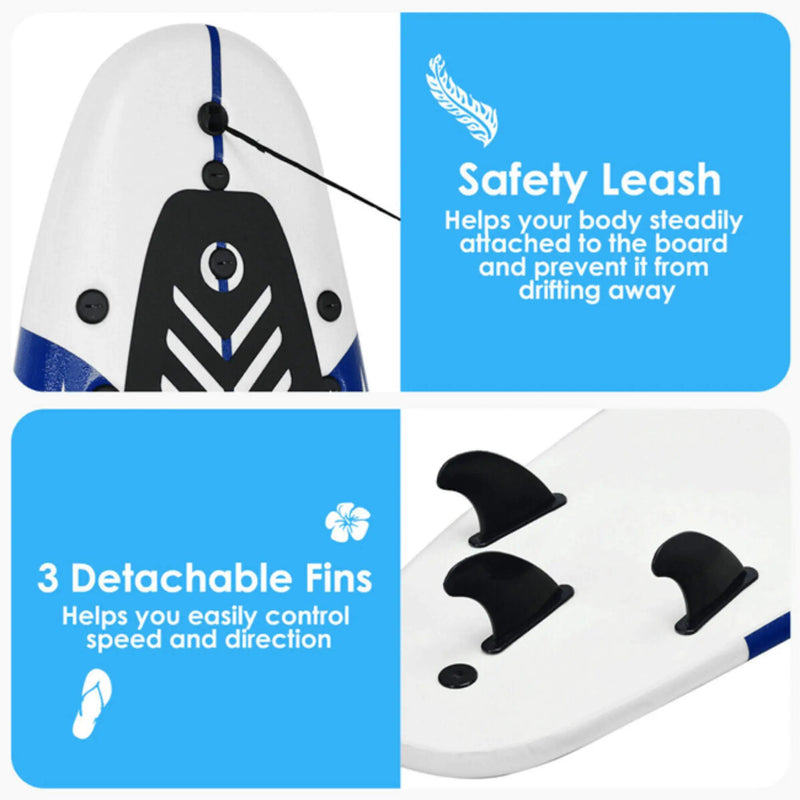 6FT Inflatable Blow Up Stand Up Paddle SUP Surfboard (SAK94461) by SAKSBY WHOLESALE