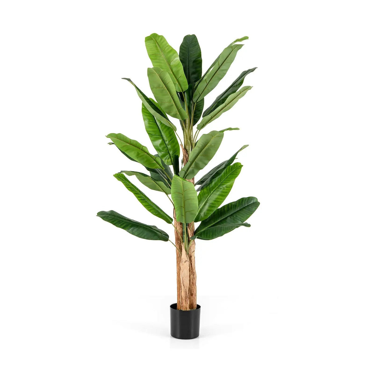 5.5/6.5 Feet Tall Artificial Banana Tree with 10/27 Large Leaves by DirectDeals