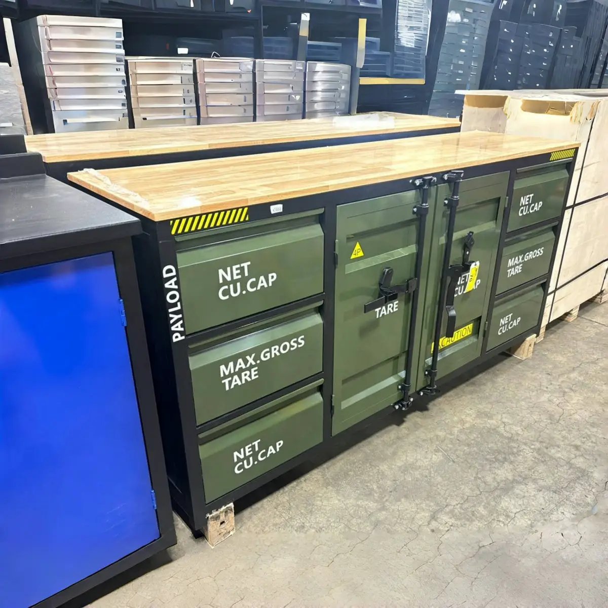 6.5ft Workbench Cabinet with 6 Drawers by Chery Industrial